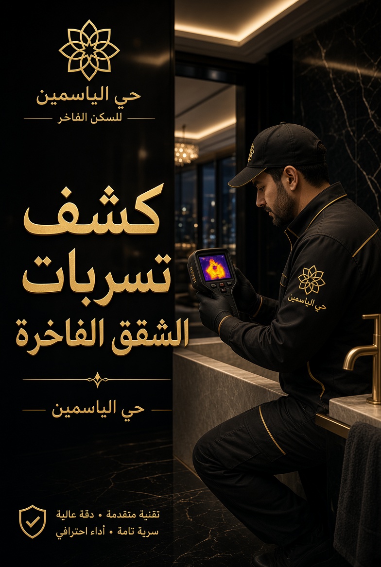 شركة كشف تسربات المياه بحي الياسمين ضمان&nbsp;الجودة